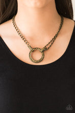 Load image into Gallery viewer, Paparazzi Necklace Razzle Dazzle Brass
