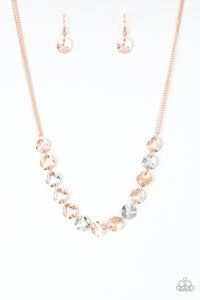 Paparazzi Necklaces Simple Sheen - Rose Gold