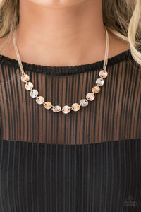 Paparazzi Necklaces Simple Sheen - Rose Gold