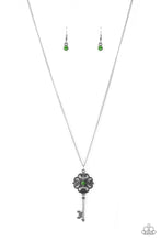 Load image into Gallery viewer, Green Paparazzi Necklace Got it On Lock
