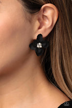 Load image into Gallery viewer, Jovial Jasmine - Black Earrings

