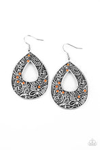 Load image into Gallery viewer, Paparazzi Earrings Botanical Butterfly - Orange
