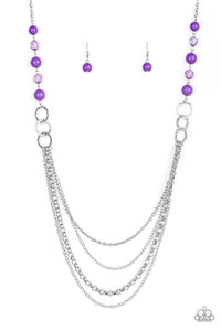 Paparazzi Necklaces Vividly Vivid Purple