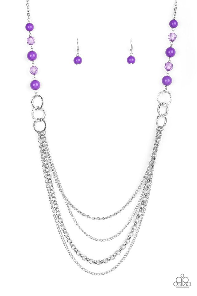 Paparazzi Necklaces Vividly Vivid Purple