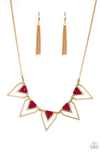 Load image into Gallery viewer, Paparazzi Necklaces The Pack Leader - Red
