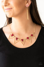 Load image into Gallery viewer, Paparazzi Necklaces The Pack Leader - Red

