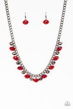 Load image into Gallery viewer, Paparazzi Necklaces Runaway Rebel Red
