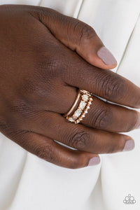 Backstage Sparkle - Rose Gold ring