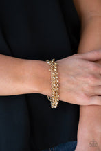 Load image into Gallery viewer, Paparazzi Bracelets Cash Confidence - Gold
