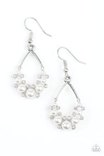 Load image into Gallery viewer, Paparazzi Earrings   Fancy First - White
