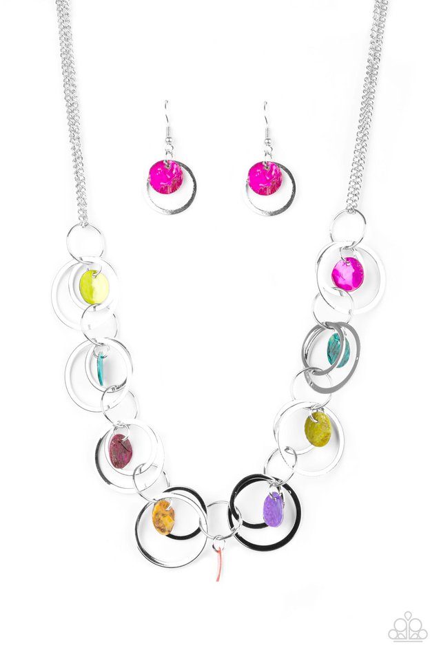 Multi Paparazzi Necklace A Hot Shell-er