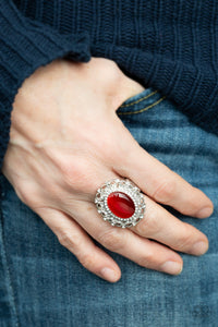 Paparazzi Rings BAROQUE The Spell - Red