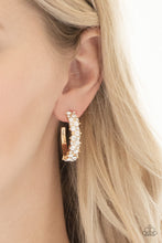 Load image into Gallery viewer, Paparazzi Earrings Glitter Galaxy Gold
