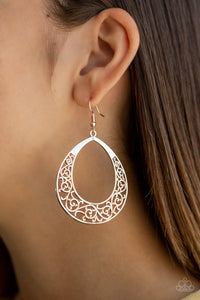 Paparazzi Earrings Vineyard Venture - Rose Gold