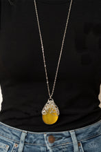 Load image into Gallery viewer, Paparazzi Necklaces Tangled Gardens - Yellow
