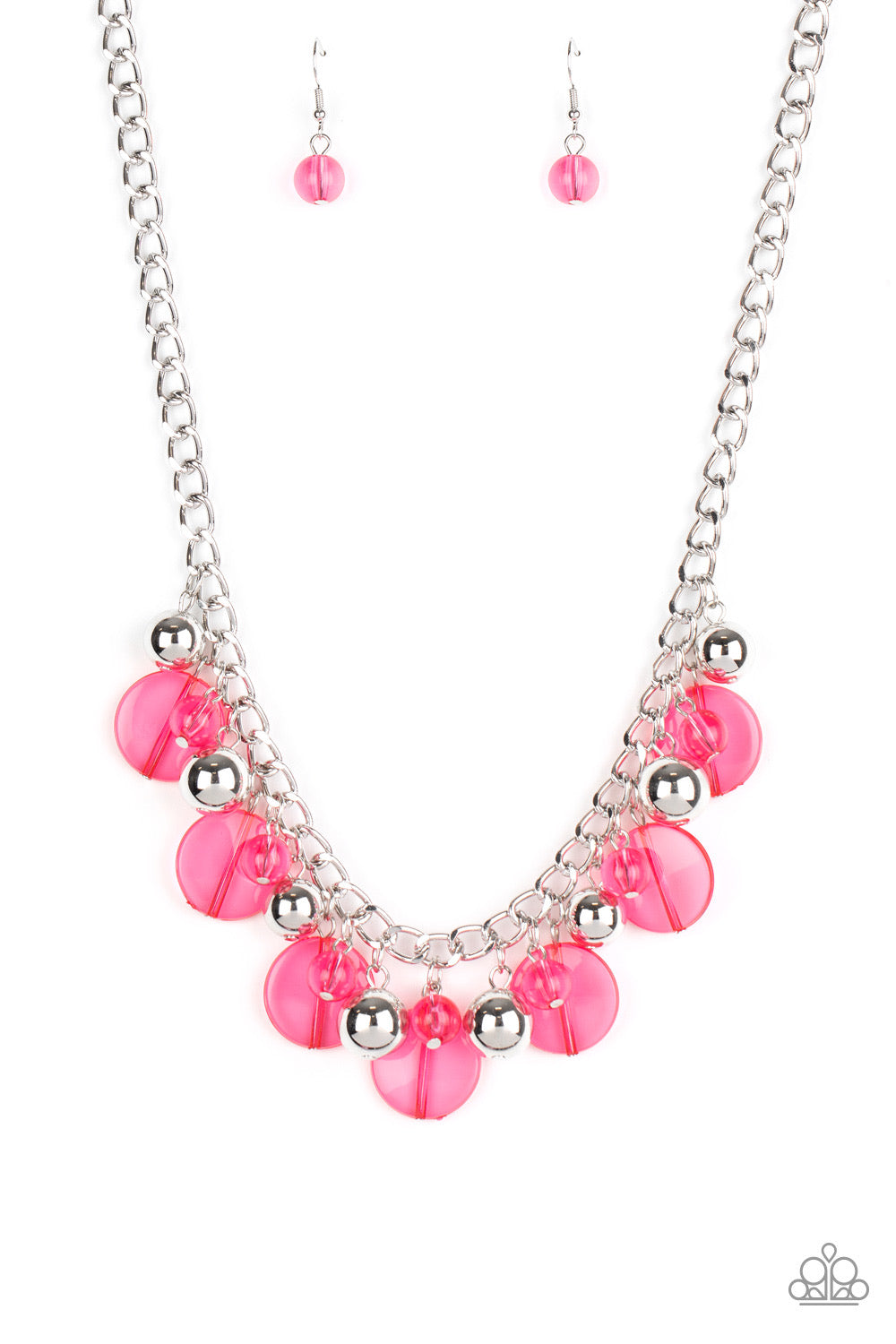 Paparazzi Necklaces Gossip Glam - Pink