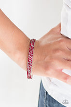 Load image into Gallery viewer, Paparazzi Bracelets Ballroom Bling Red
