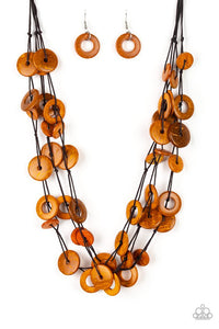 Orange Paparazzi Necklaces Wonderfully Walla Walla