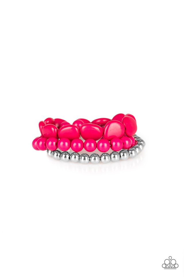 Paparazzi Bracelets Color Venture Pink