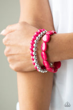 Load image into Gallery viewer, Paparazzi Bracelets Color Venture Pink
