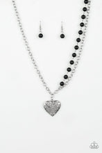 Load image into Gallery viewer, Paparazzi Necklace Forever In My Heart Black
