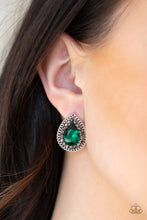 Load image into Gallery viewer, Paparazzi Earrings Debutante Debut - Green
