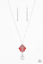 Load image into Gallery viewer, Paparazzi Necklaces Malibu Mandala Red
