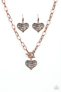 Paparazzi Necklace Heart-Touching Harmony Cooper