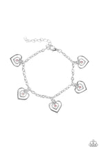 Load image into Gallery viewer, Paparazzi Bracelets Unbreakable Hearts Pink
