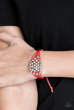 Load image into Gallery viewer, Paparazzi Bracelets Without Skipping A Bead Red
