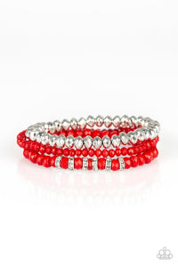 Paparazzi Bracelets Ideal Idol Red