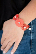 Load image into Gallery viewer, Paparazzi Bracelets Poppin’ Popstar Orange
