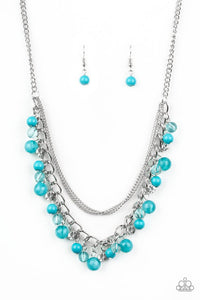 Paparazzi Necklaces Wait and Sea Blue