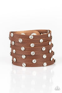 Paparazzi Bracelets Sass Squad Brown