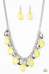 Paparazzi Necklace No Tears Left To Cry Yellow