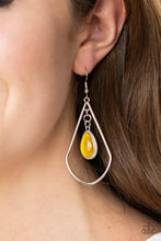 Load image into Gallery viewer, Paparazzi Earrings Ethereal Elegance - Yellow
