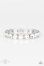 Load image into Gallery viewer, Paparazzi Bracelets Sugar-Coated Sparkle - White RESTOCKED
