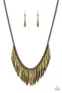 Paparazzi Necklaces The Thrill-Seeker - Brass