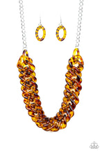 Load image into Gallery viewer, Paparazzi Necklaces Comin In HAUTE - Brown
