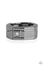 Load image into Gallery viewer, Paparazzi Rings Atlas - Black Mens
