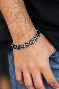 Paparazzi Bracelets Urban Utility - Black Mens