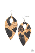 Load image into Gallery viewer, Paparazzi Earrings Cork Cabana - Black
