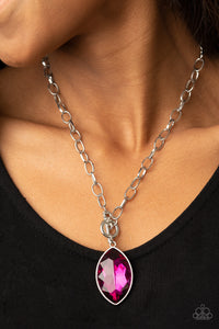 Paparazzi Necklaces Unlimited Sparkle - Pink