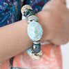 Load image into Gallery viewer, Paparazzi Bracelets - Glaze of Glory -Blue

