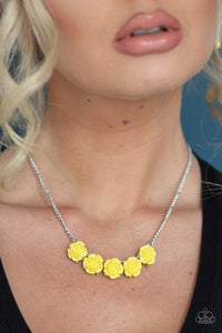 Paparazzi Necklaces Garden Party Posh - Yellow