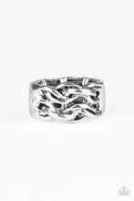 Load image into Gallery viewer, Paparazzi Rings Well-Oiled Machine - Silver Mens
