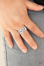 Load image into Gallery viewer, Paparazzi Rings Well-Oiled Machine - Silver Mens
