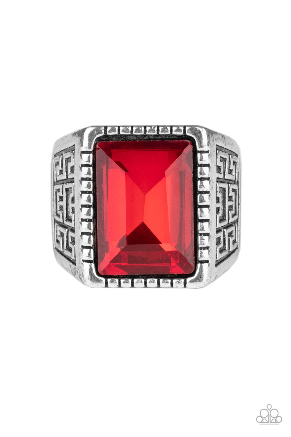 Paparazzi Rings Winning Attitude - Red Mens