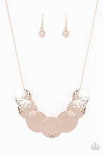 Load image into Gallery viewer, Paparazzi Necklaces RADIAL Waves - Rose Gold
