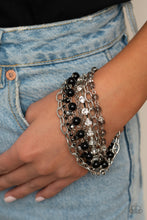 Load image into Gallery viewer, Paparazzi Bracelets   Heiress Hustle - Black
